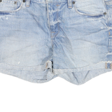 J CREW Womens Shorts Blue Denim Casual M W27 Cotton Blend Summer Wear