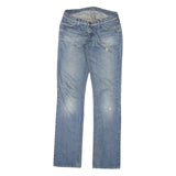 MELTIN POT Womens Regular Blue Denim Light Wash Jeans W28 L33 Casual Zip Fly