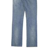 MELTIN POT Womens Regular Blue Denim Light Wash Jeans W28 L33 Casual Zip Fly