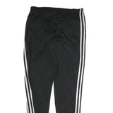 ADIDAS Mens Joggers Black White Slim Tapered S W28 L29 Three Stripes