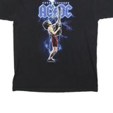 ALSTYLE Mens Black AC/DC Thunderstruck Graphic T-Shirt L Short Sleeve Crew Neck
