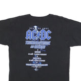 ALSTYLE Mens Black AC/DC Thunderstruck Graphic T-Shirt L Short Sleeve Crew Neck