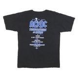 ALSTYLE Mens Black AC/DC Thunderstruck Graphic T-Shirt L Short Sleeve Crew Neck
