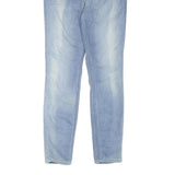 GUESS Womens Slim Light Blue Denim Jeans W28 L28 Stylish Zip Closure