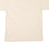 UMBRO Mens Cream Football Authentics Graphic T-Shirt L Short Sleeve Crew Neck