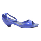 MELISSA Womens Low Heel Sandals Blue Synthetic UK 4 Elegant Summer Style