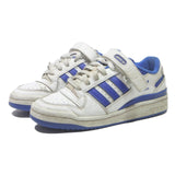 ADIDAS Continental 80 Boys Casual Sneakers White & Blue Leather UK 4