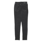 LEVI'S Womens Slim Black Denim Skinny Jeans Cotton Blend W24 L28 Stylish Fit
