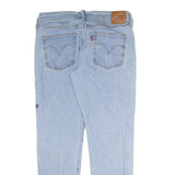 LEVI'S 501 Mens Jeans Blue Slim Straight Denim Medium W32 L28 Classic Button