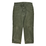 Dickies Carpenter Pants - 36W 31L Green Cotton