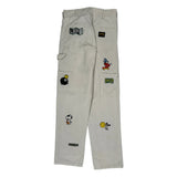 Stan Ray Carpenter Trousers - 28W UK 10 Cream Cotton
