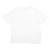 ELLESSE Mens White Graphic T-Shirt 2XL Short Sleeve Crew Neck Logo Casual Cotton