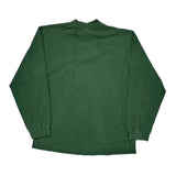 Nike Long Sleeve T-Shirt - Large Green Cotton