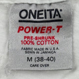 Single Stitch Portland Oneita Graphic T-Shirt - Medium Blue Cotton