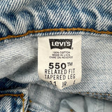 Made In USA Levis 550 Jeans - 29W US 6 Light Wash Cotton