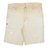 CARHARTT Mens Shorts Beige Relaxed Fit XL W38 Workwear Cotton Blend
