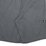 DICKIES Mens Grey Casual Shorts XL W40 Relaxed Fit Workwear Polyester Blend