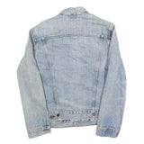 LEVI'S Mens Blue Denim Jacket S Cotton Button Front Classic