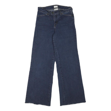 LEVI'S Womens Blue Loose Wide-Leg Denim Medium W26 L29 Cotton Blend Zip Jeans