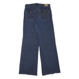 LEVI'S Womens Blue Loose Wide-Leg Denim Medium W26 L29 Cotton Blend Zip Jeans