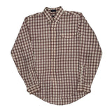 Gant Checked Shirt - Medium Brown Cotton