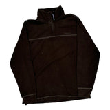 Timberland 1/4 Zip - Large Brown Cotton