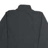 NIKE Mens Black Sportswear Zip Jacket L Polyester Plain Lightweight Activewear