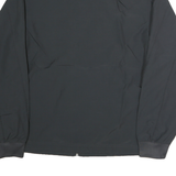 NIKE Mens Black Sportswear Zip Jacket L Polyester Plain Lightweight Activewear