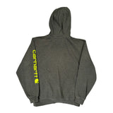 Carhartt Hoodie - Large Gray Cotton Blend