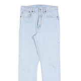 LEVI'S 501 Womens Jeans Light Blue Regular Straight Denim W27 L30 Classic Button