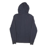 CHAMPION Mens Navy Blue Hoodie S Cotton Blend Classic Pullover Hooded Sweatshirt