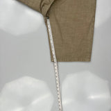 Levis Denim Shorts - 36W 11L Beige Cotton