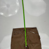 Dickies Carpenter Pants - 36W 33L Brown Cotton