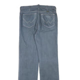WRANGLER Mens Jeans Blue Regular Straight Denim W30 L32 Cotton Blend Zip