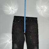 Dickies Carpenter Jeans - 34W 30L Black Cotton