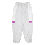 EQUIPE Womens Joggers White & Purple Regular Tapered M W28 L32 Lightweight
