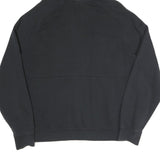 NIKE Womens Black & White Nike Air Pullover Hoodie L Cotton Blend