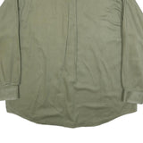 WRANGLER Mens Green Southern Outdoors Cotton Shirt 2XL Button Pocket Casual