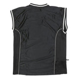 STARTER Mens Black Sleeveless V-Neck Jersey L Sports Casual Streetwear