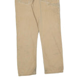 CARHARTT Mens Beige Relaxed Fit Straight Denim W32 L30 Workwear Utility Jeans