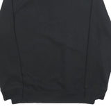 ENGELBERT STRAUSS Mens Black Half Zip Sweatshirt S Workwear Pullover Cotton