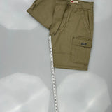 Wrangler Cargo Shorts - 30W 9L Khaki Cotton