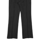 LEVI'S Mens Black Polyester Regular Flared Trousers W28 L26