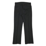 LEVI'S Mens Black Polyester Regular Flared Trousers W28 L26