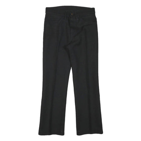 LEVI'S Mens Black Polyester Regular Flared Trousers W28 L26