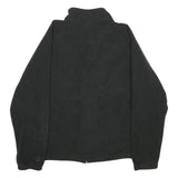 STARTER Mens Black Jacket L Polyester Plain Zip Comfort Casual Sportswear