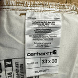 Carhartt Carpenter Trousers - 32W 30L Brown Cotton