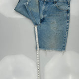 Carhartt Denim Shorts - 36W 9L Light Wash Denim