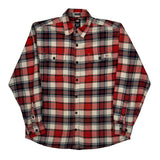 Dickies Checked Flannel Shirt - Medium Blue Cotton
