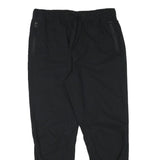 JOHN ADAMS Mens Black Relaxed Drawstring Trousers W31 L27 Casual Comfort Stylish